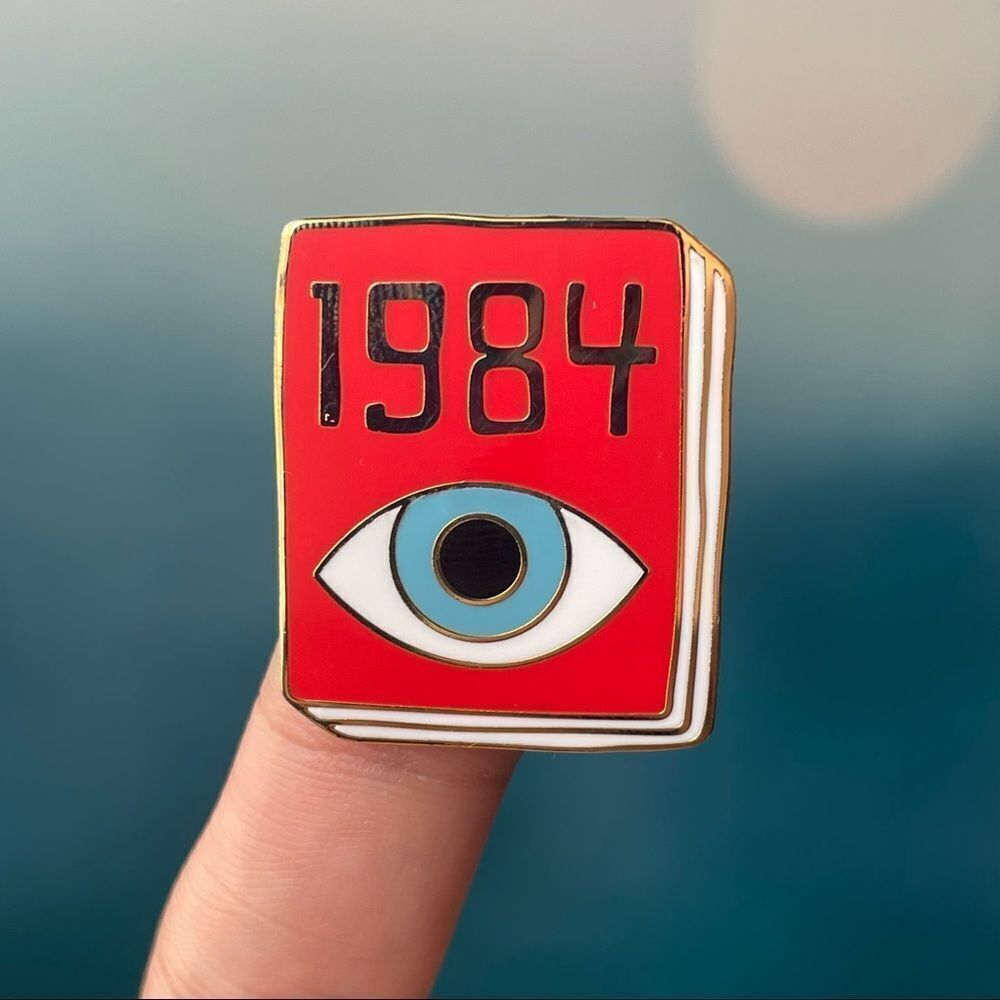1984 George Orwell Book Enamel Pin/ Brooch Lapel